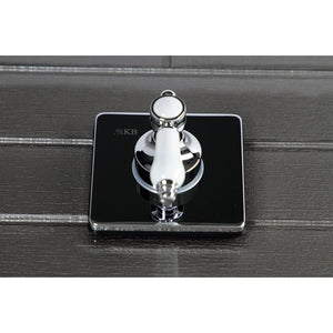 Bel-Air KS3041BPL Single-Handle Wall Mount Three-Way Diverter Valve with Trim Kit, Polished Chrome