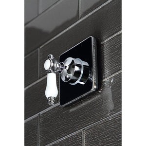 Bel-Air KS3041BPL Single-Handle Wall Mount Three-Way Diverter Valve with Trim Kit, Polished Chrome