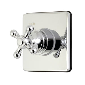 KS3041BX Single-Handle Wall Mount Three-Way Diverter Valve with Trim Kit, Polished Chrome