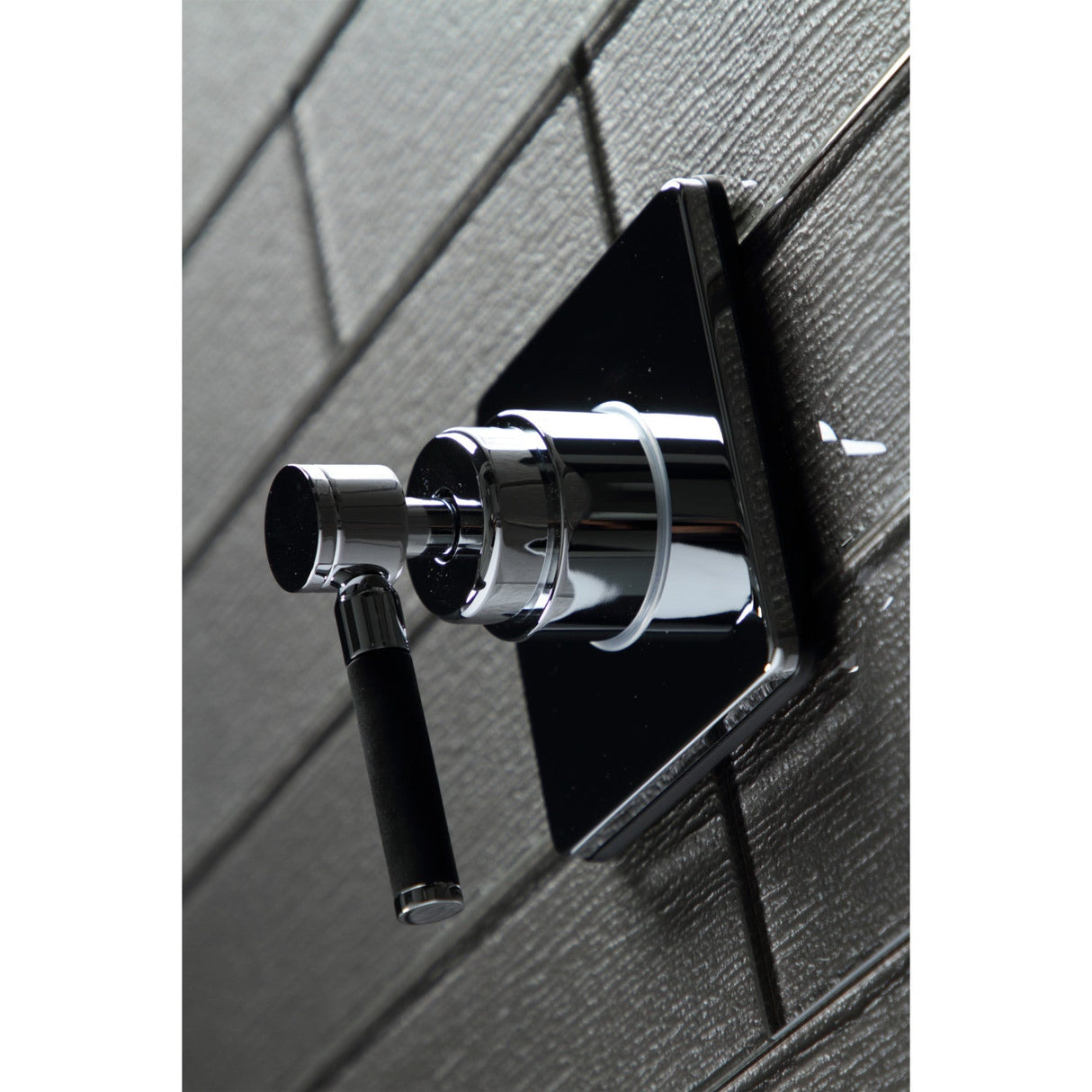 Kaiser KS3041DKL Single-Handle Wall Mount Three-Way Diverter Valve with Trim Kit, Polished Chrome