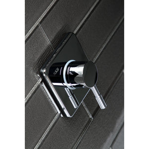 Concord KS3041DL Single-Handle Wall Mount Three-Way Diverter Valve with Trim Kit, Polished Chrome