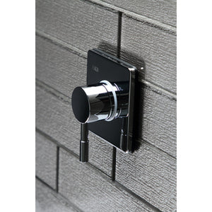 Concord KS3041DL Single-Handle Wall Mount Three-Way Diverter Valve with Trim Kit, Polished Chrome