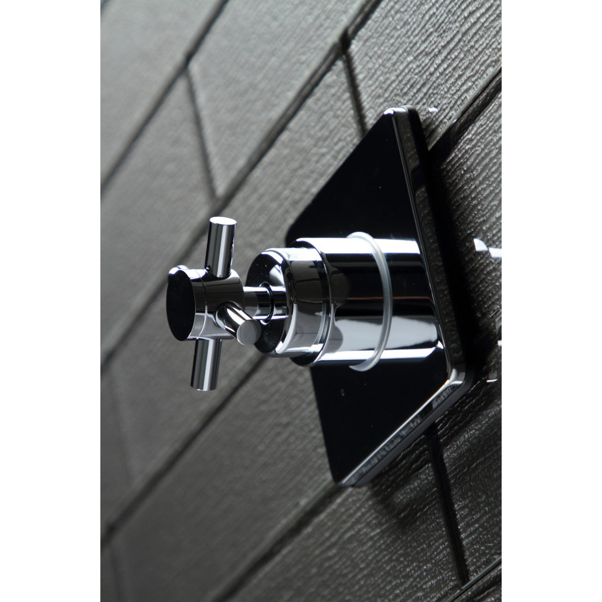 Concord KS3041DX Single-Handle Wall Mount Three-Way Diverter Valve with Trim Kit, Polished Chrome