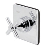Elinvar KS3041EX Single-Handle Wall Mount Three-Way Diverter Valve with Trim Kit, Polished Chrome