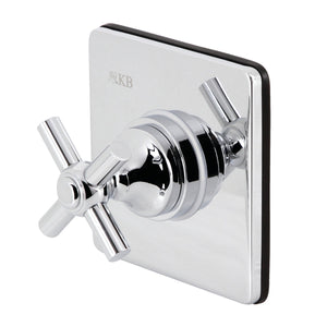 Elinvar KS3041EX Single-Handle Wall Mount Three-Way Diverter Valve with Trim Kit, Polished Chrome