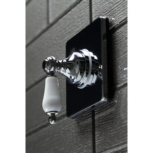 KS3041PL Single-Handle Wall Mount Three-Way Diverter Valve with Trim Kit, Polished Chrome