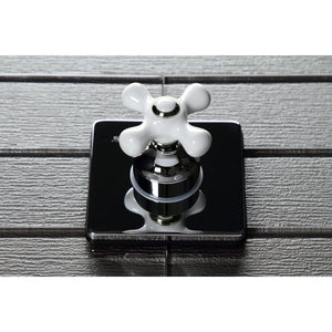 KS3041PX Single-Handle Wall Mount Three-Way Diverter Valve with Trim Kit, Polished Chrome