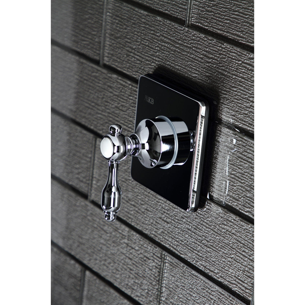 Tudor KS3041TAL Single-Handle Wall Mount Three-Way Diverter Valve with Trim Kit, Polished Chrome