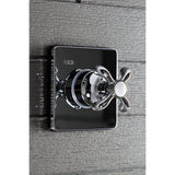 KS3041TX Single-Handle Wall Mount Three-Way Diverter Valve with Trim Kit, Polished Chrome