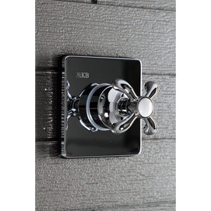 KS3041TX Single-Handle Wall Mount Three-Way Diverter Valve with Trim Kit, Polished Chrome