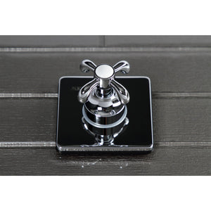 KS3041TX Single-Handle Wall Mount Three-Way Diverter Valve with Trim Kit, Polished Chrome