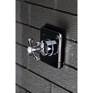 KS3041TX Single-Handle Wall Mount Three-Way Diverter Valve with Trim Kit, Polished Chrome