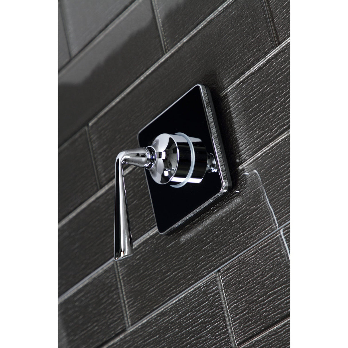 KS3041ZL Single-Handle Wall Mount Three-Way Diverter Valve with Trim Kit, Polished Chrome