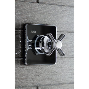 KS3041ZX Single-Handle Wall Mount Three-Way Diverter Valve with Trim Kit, Polished Chrome