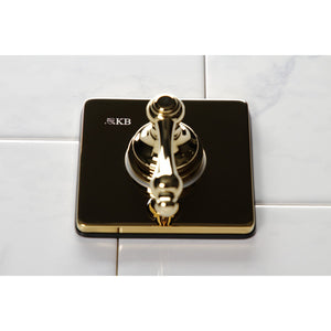 KS3042AL Single-Handle Wall Mount Three-Way Diverter Valve with Trim Kit, Polished Brass