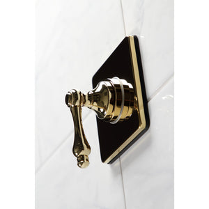 KS3042AL Single-Handle Wall Mount Three-Way Diverter Valve with Trim Kit, Polished Brass
