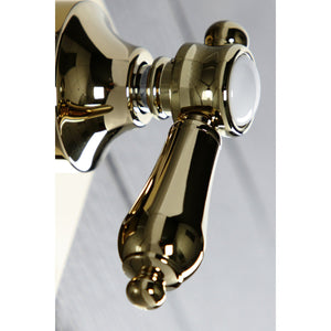 Heirloom KS3042BAL Single-Handle Wall Mount Three-Way Diverter Valve with Trim Kit, Polished Brass