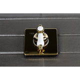 Bel-Air KS3042BPL Single-Handle Wall Mount Three-Way Diverter Valve with Trim Kit, Polished Brass