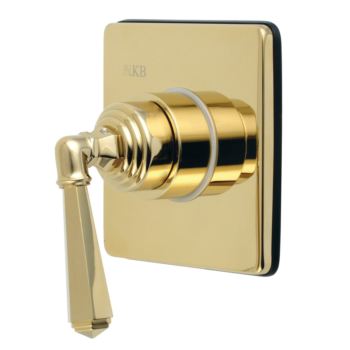Metropolitan KS3042HL Single-Handle Wall Mount Three-Way Diverter Valve with Trim Kit, Polished Brass