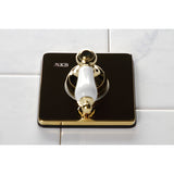 KS3042PL Single-Handle Wall Mount Three-Way Diverter Valve with Trim Kit, Polished Brass