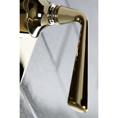KS3042ZL Single-Handle Wall Mount Three-Way Diverter Valve with Trim Kit, Polished Brass