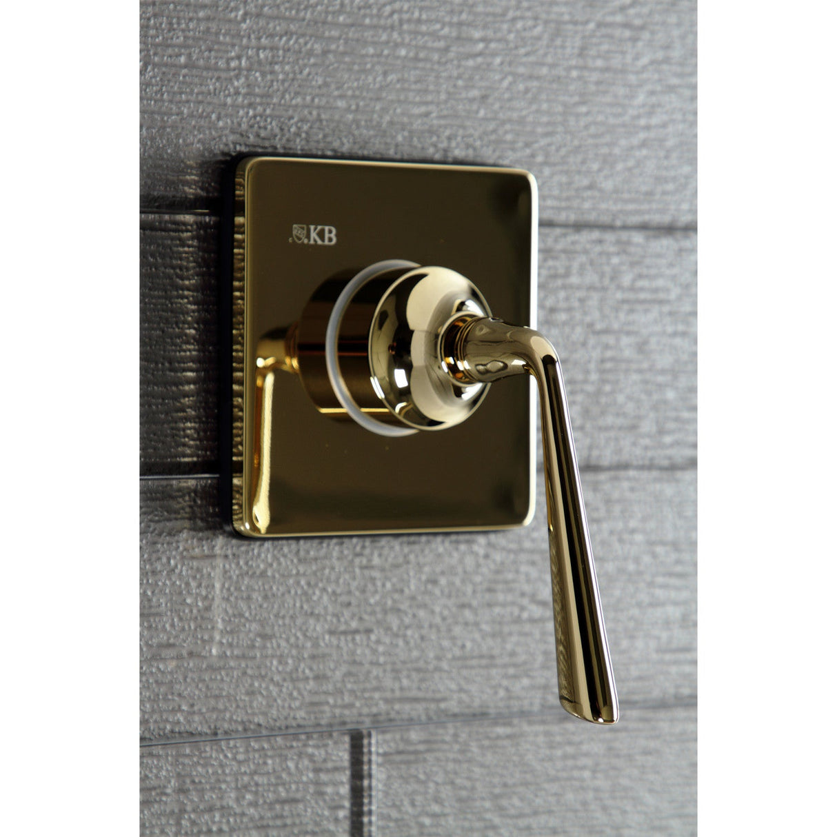 KS3042ZL Single-Handle Wall Mount Three-Way Diverter Valve with Trim Kit, Polished Brass