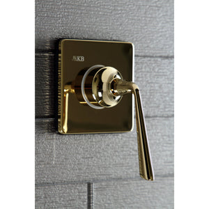 KS3042ZL Single-Handle Wall Mount Three-Way Diverter Valve with Trim Kit, Polished Brass