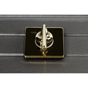 KS3042ZL Single-Handle Wall Mount Three-Way Diverter Valve with Trim Kit, Polished Brass