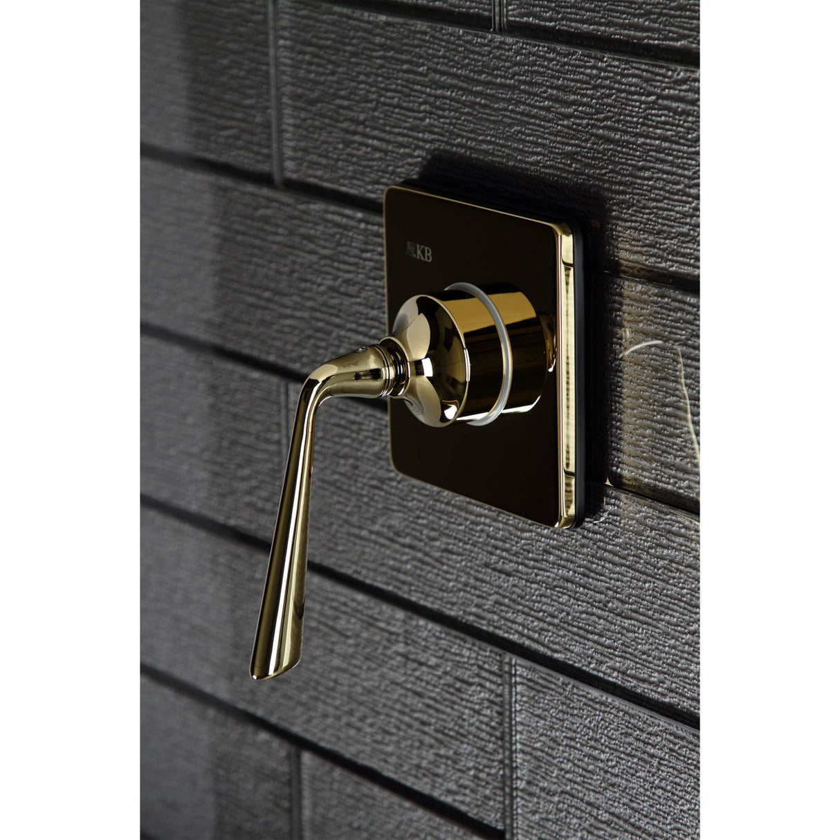 KS3042ZL Single-Handle Wall Mount Three-Way Diverter Valve with Trim Kit, Polished Brass