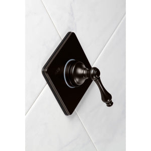 KS3045AL Single-Handle Wall Mount Three-Way Diverter Valve with Trim Kit, Oil Rubbed Bronze