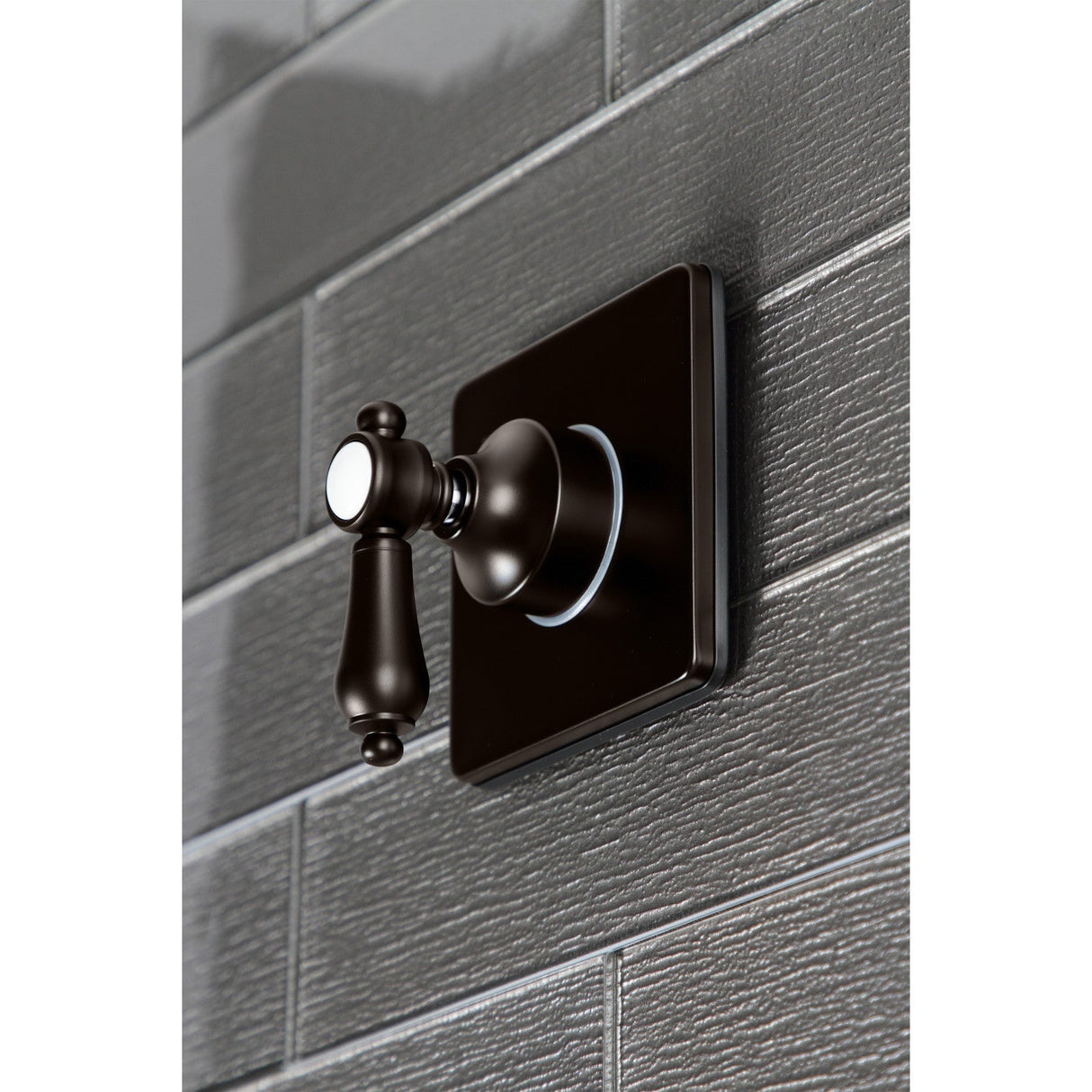 Heirloom KS3045BAL Single-Handle Wall Mount Three-Way Diverter Valve with Trim Kit, Oil Rubbed Bronze