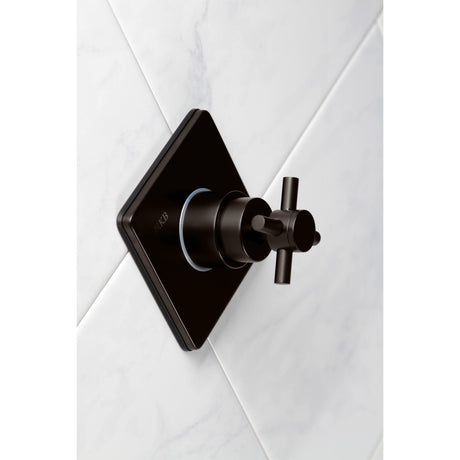 Concord KS3045DX Single-Handle Wall Mount Three-Way Diverter Valve with Trim Kit, Oil Rubbed Bronze