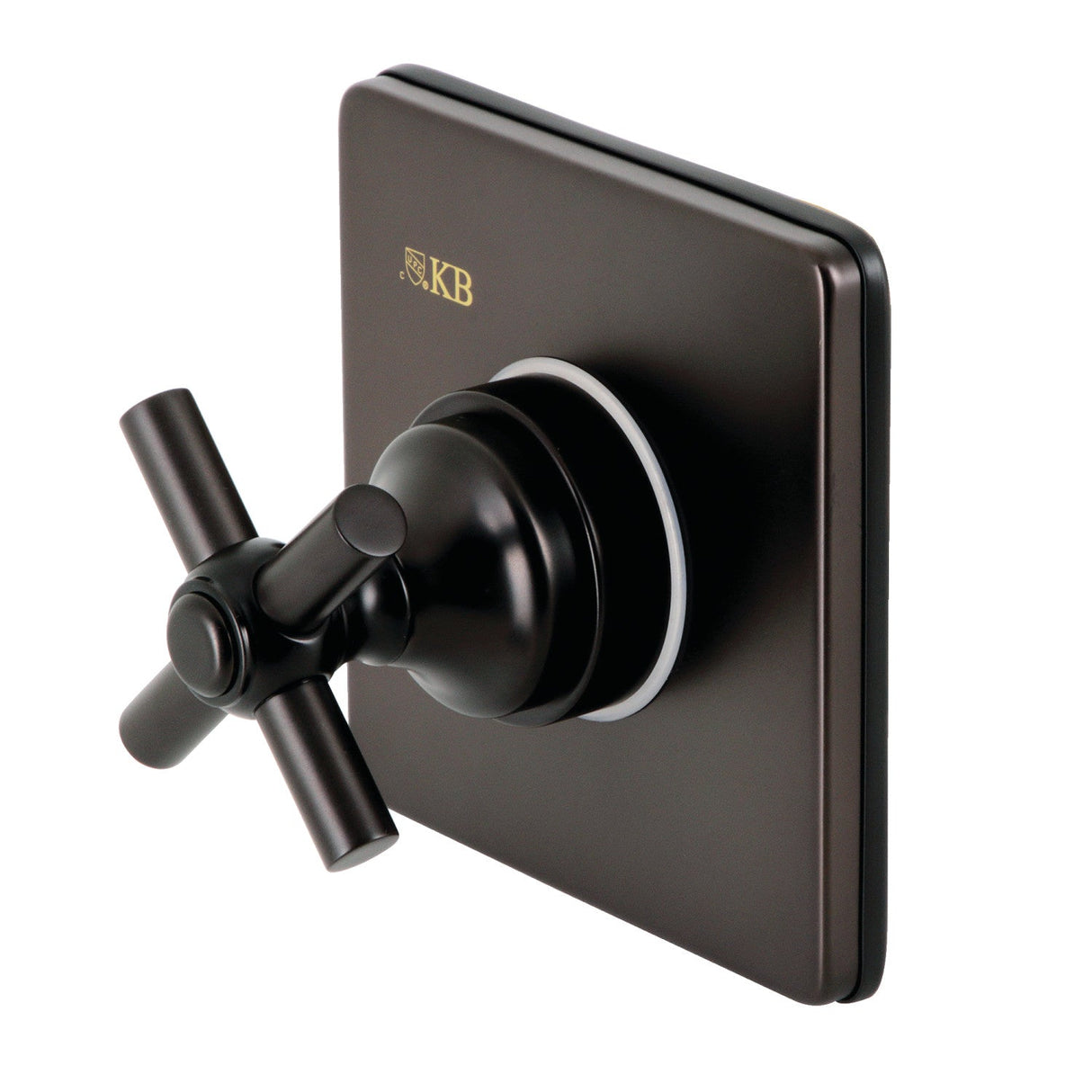 Elinvar KS3045EX Single-Handle Wall Mount Three-Way Diverter Valve with Trim Kit, Oil Rubbed Bronze