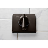 Metropolitan KS3045HL Single-Handle Wall Mount Three-Way Diverter Valve with Trim Kit, Oil Rubbed Bronze