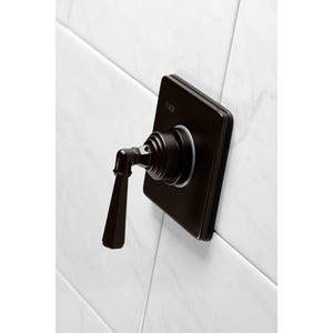 Metropolitan KS3045HL Single-Handle Wall Mount Three-Way Diverter Valve with Trim Kit, Oil Rubbed Bronze