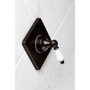 KS3045PL Single-Handle Wall Mount Three-Way Diverter Valve with Trim Kit, Oil Rubbed Bronze