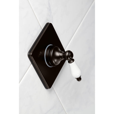 KS3045PL Single-Handle Wall Mount Three-Way Diverter Valve with Trim Kit, Oil Rubbed Bronze