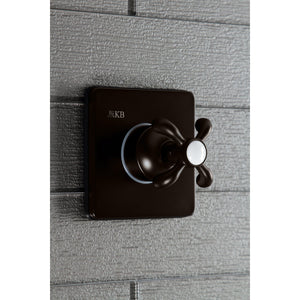 KS3045TX Single-Handle Wall Mount Three-Way Diverter Valve with Trim Kit, Oil Rubbed Bronze