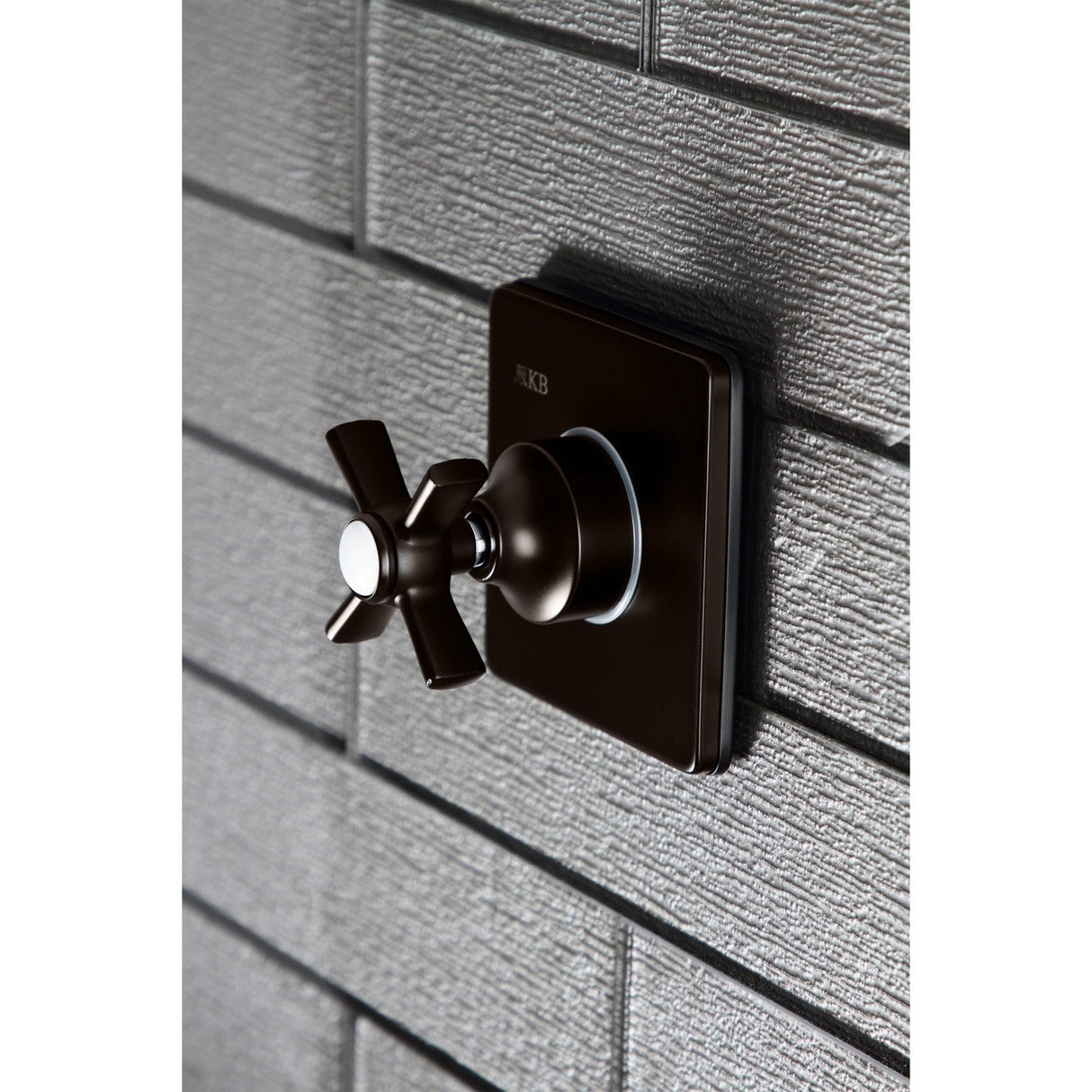 KS3045ZX Single-Handle Wall Mount Three-Way Diverter Valve with Trim Kit, Oil Rubbed Bronze