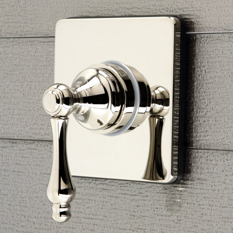 KS3046AL Single-Handle Wall Mount Three-Way Diverter Valve with Trim Kit, Polished Nickel