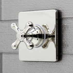 KS3046AX Single-Handle Wall Mount Three-Way Diverter Valve with Trim Kit, Polished Nickel