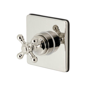KS3046BX Single-Handle Wall Mount Three-Way Diverter Valve with Trim Kit, Polished Nickel