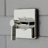 NuvoFusion KS3046NDL Single-Handle Wall Mount Three-Way Diverter Valve with Trim Kit, Polished Nickel