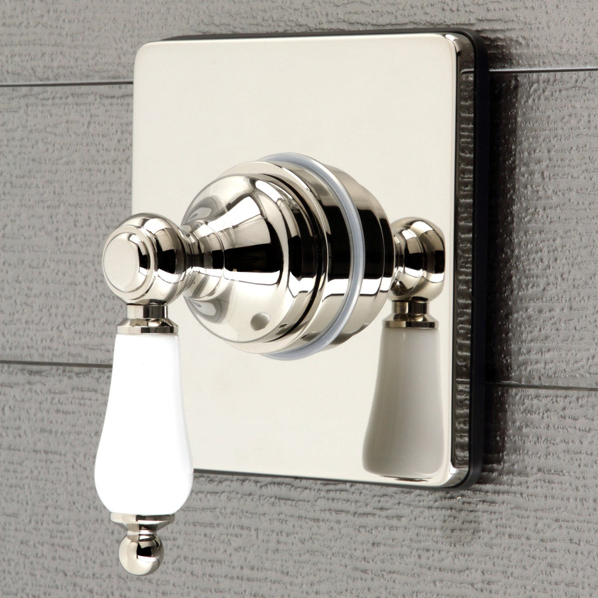 KS3046PL Single-Handle Wall Mount Three-Way Diverter Valve with Trim Kit, Polished Nickel