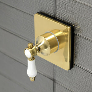 Bel-Air KS3047BPL Single-Handle Wall Mount Three-Way Diverter Valve with Trim Kit, Brushed Brass