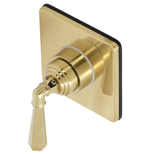 Metropolitan KS3047HL Single-Handle Wall Mount Three-Way Diverter Valve with Trim Kit, Brushed Brass
