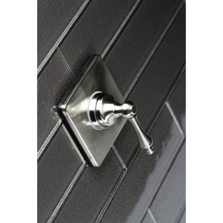 KS3048AL Single-Handle Wall Mount Three-Way Diverter Valve with Trim Kit, Brushed Nickel