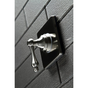 KS3048AL Single-Handle Wall Mount Three-Way Diverter Valve with Trim Kit, Brushed Nickel