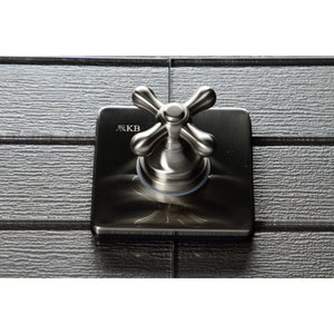 KS3048AX Single-Handle Wall Mount Three-Way Diverter Valve with Trim Kit, Brushed Nickel