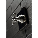 KS3048AX Single-Handle Wall Mount Three-Way Diverter Valve with Trim Kit, Brushed Nickel